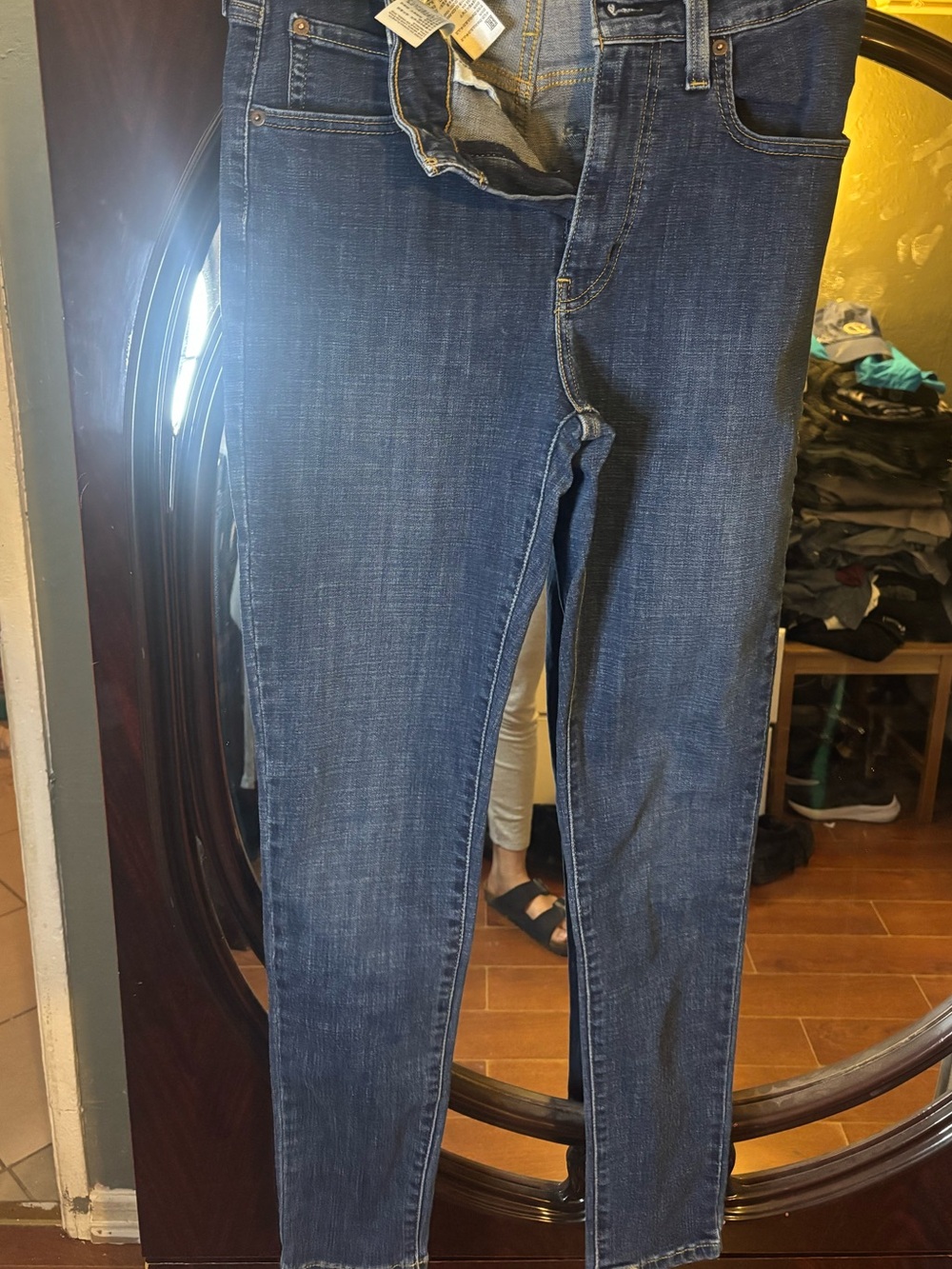 Levi's Women's Skinny Jeans - Dark Blue Wash